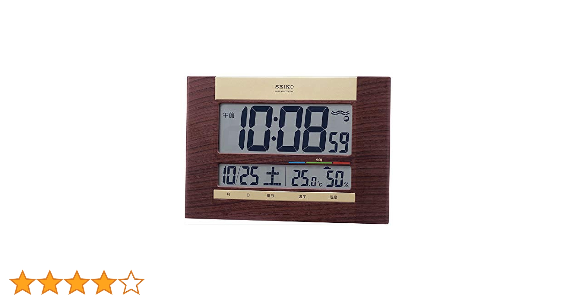 SEIKO　置時計 Amazon.co.jp: セイコークロック 置き時計 01:黒 本体サイズ:7.3